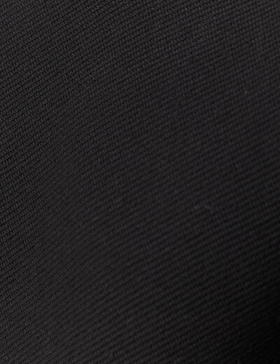 Pull col rond manches longues noir homme