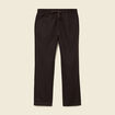 Pantalon coupe straight marron fonc&eacute; homme