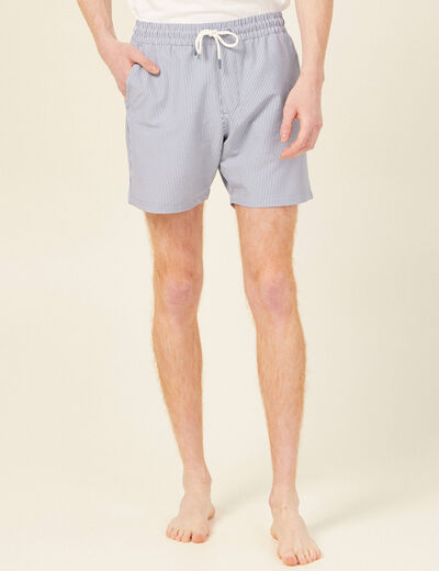 Short de bain bleu foncé homme