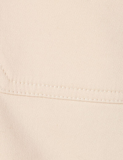 Surchemise manches longues beige homme