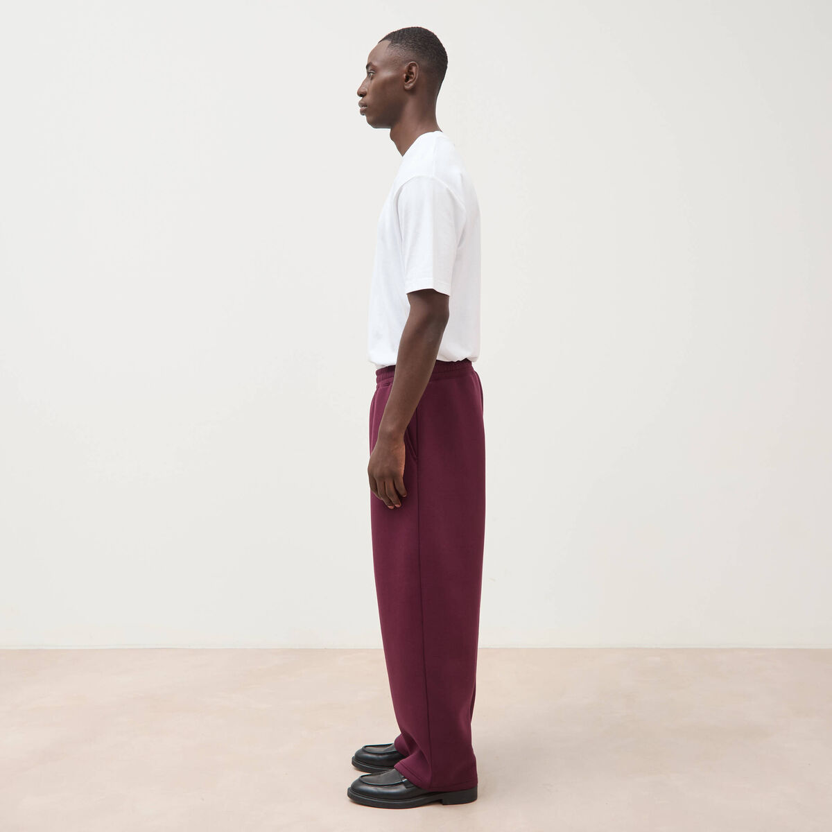 Pantalon coupe loose prune homme