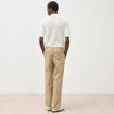 Pantalon coupe straight vert olive homme