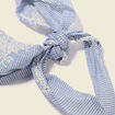Lot de 2 foulards en coton bleu ciel femme
