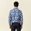 Chemise manches longues bleu homme