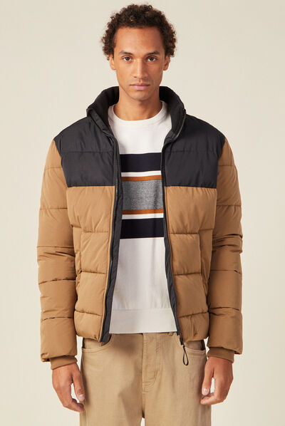 Doudoune oversize noir homme