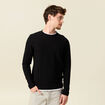 T-shirt manches longues noir homme