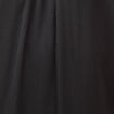 Robe bretelle satin&eacute;e col rond noir femme