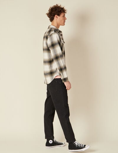 Surchemise éco-responsable vert kaki homme