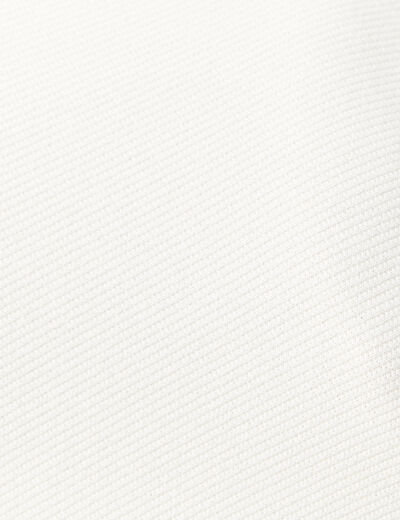 Pull col rond manches longues ecru homme