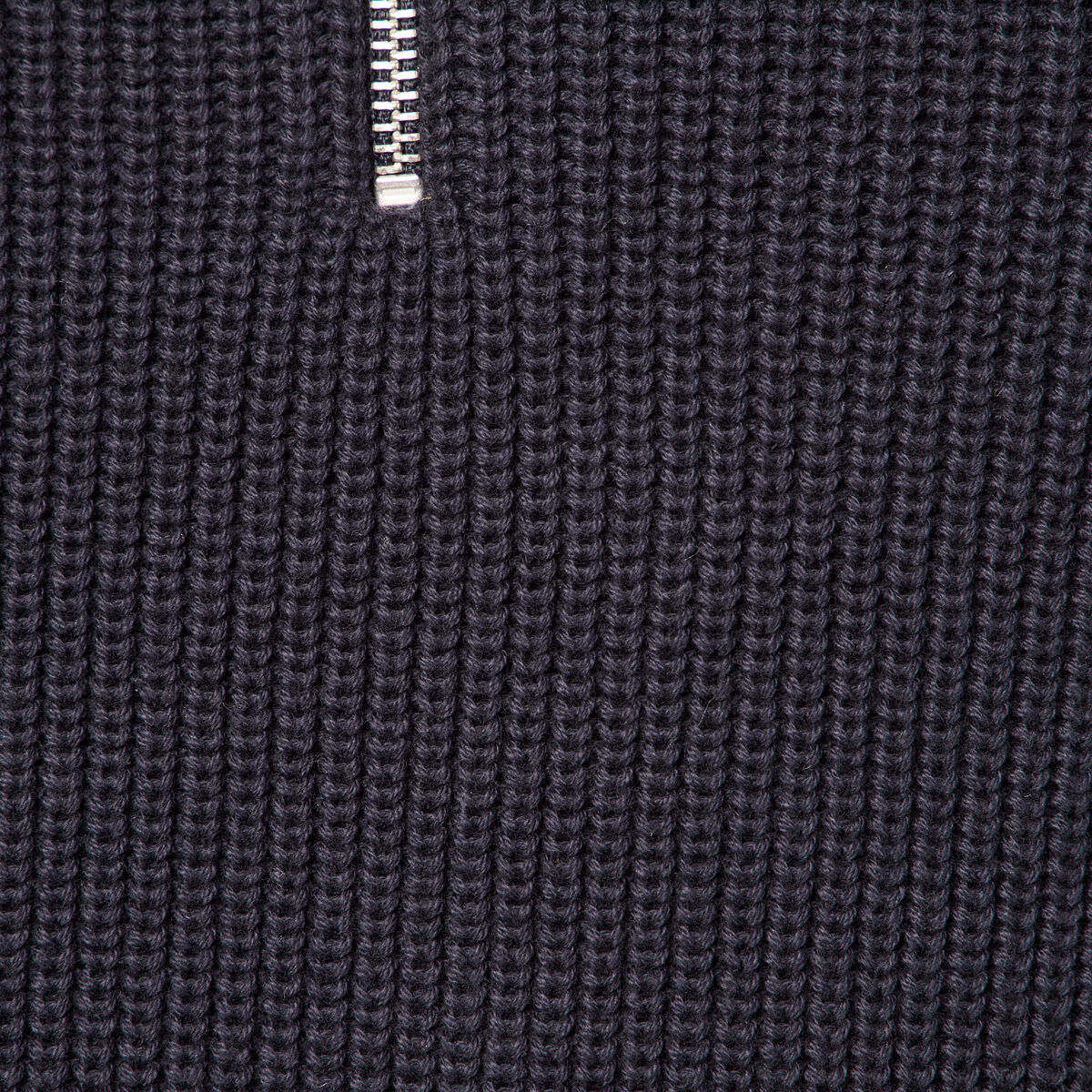 Pull manches longues bleu marine homme