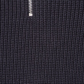 Pull manches longues bleu marine homme