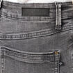 Jeans slim taille haute denim gris femme