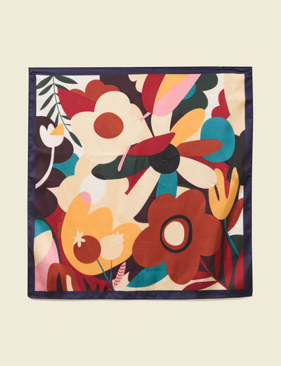 Foulard multicolore femme