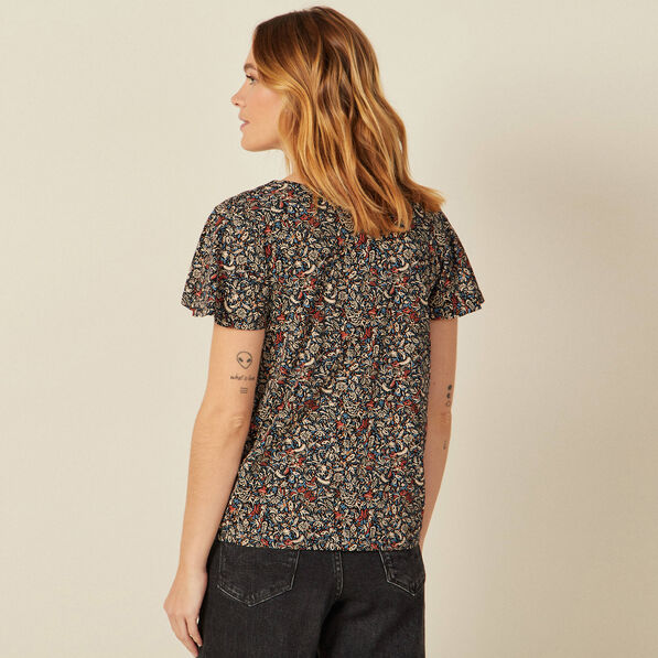 t shirt eco responsable noir femme T-shirt éco-responsable noir femme
