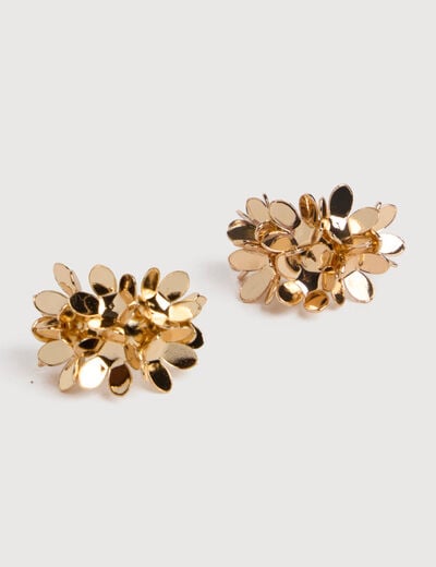 Boucles d'oreilles couleur or femme