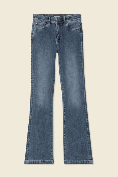 Jeans Yoko - bootcut denim stone femme