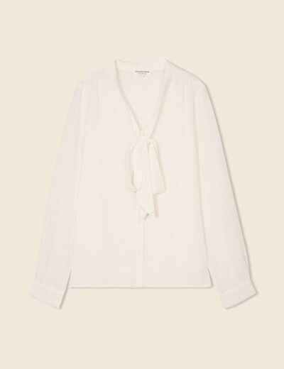 Chemise éco-responsable ecru femme