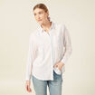 Chemise éco-responsable blanc femme