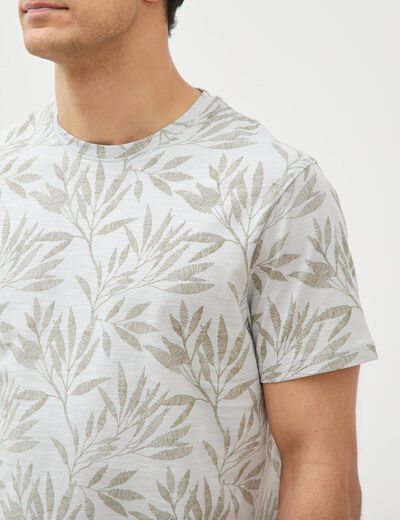 T-shirt manches courtes bleu ciel homme