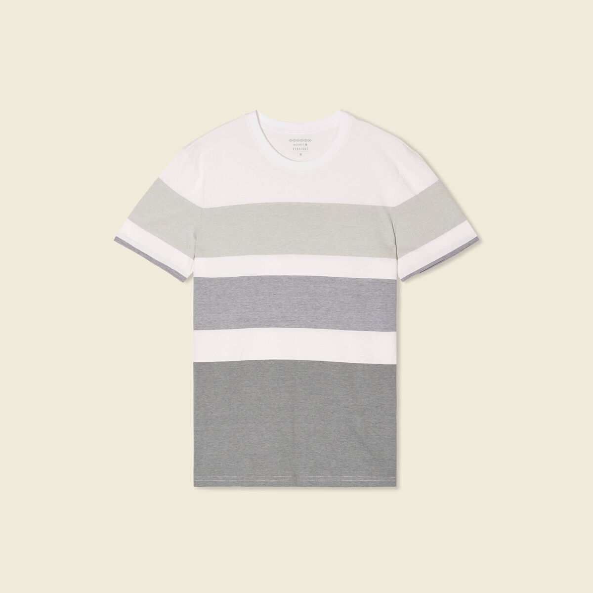 T-shirt manches courtes vert olive homme