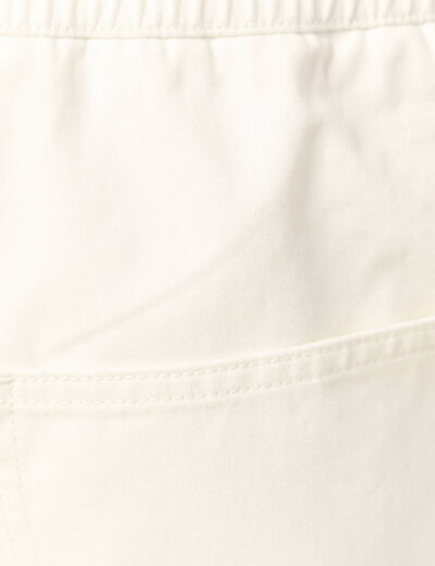 Bermuda droit ecru homme