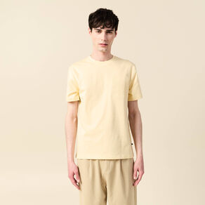 T-shirt manches courtes jaune homme