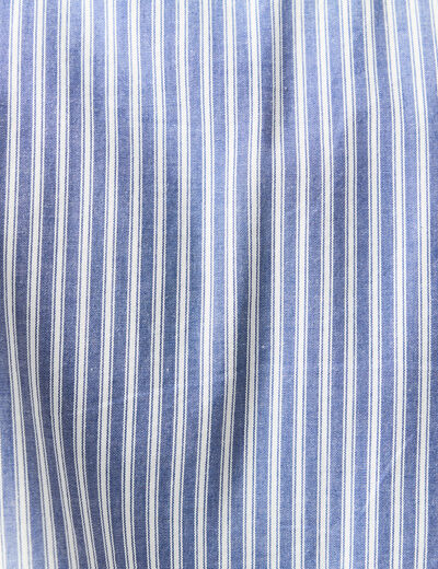 Chemise manches longues bleu marine homme