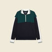 Sweat manches longues bleu marine homme