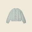 Veste broderie anglaise vert clair femme
