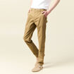 Pantalon chino slim vert kaki homme