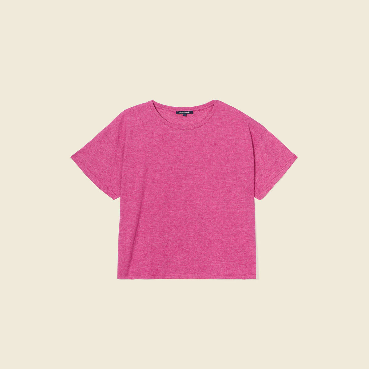 T-shirt manches courtes violet clair femme
