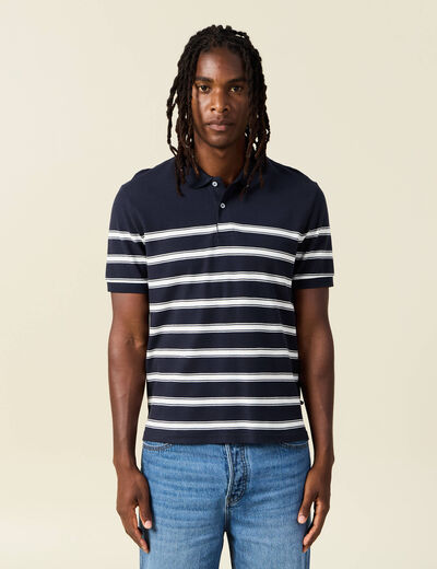 Polo éco-responsable ecru homme
