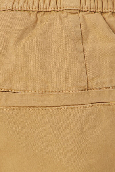 Jogger droit bas resserré vert olive homme