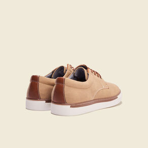 Tennis à lacets sable homme
