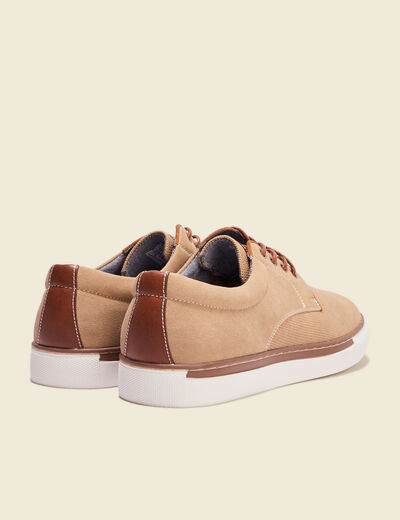 Tennis à lacets sable homme