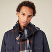 Écharpe bleu marine homme