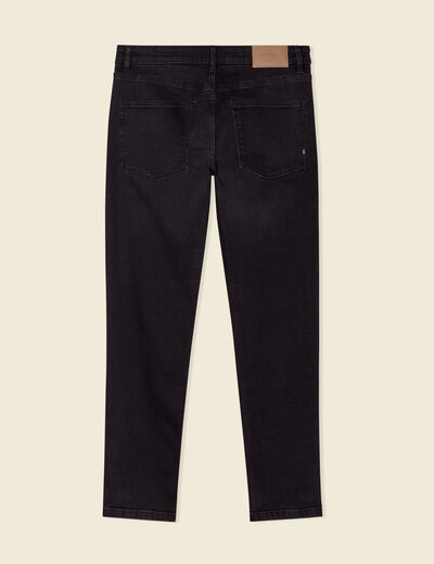 Jeans skinny tapered denim noir homme