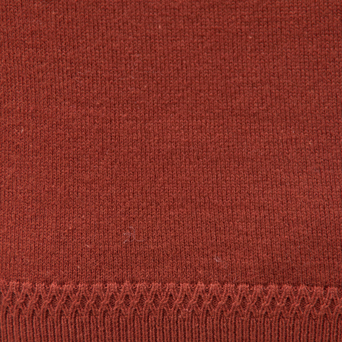Pull manches longues marron cognac femme