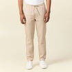 Pantalon chino jogger beige homme