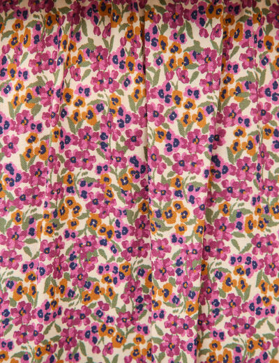 Jupe fluide rose framboise femme
