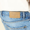 Jeans straight longueur 32 en coton denim stone homme