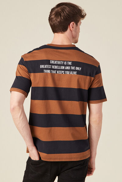 T-shirt manches courtes noir homme