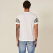 T-shirt manches courtes beige homme