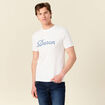 T-shirt manches courtes ecru homme