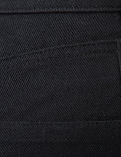 Pantalon coupe regular noir femme
