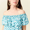 Blouse manches courtes blanc femme