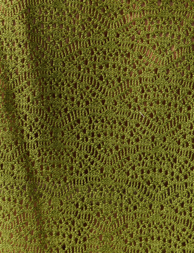 T-shirt manches courtes vert olive femme
