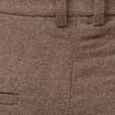 Pantalon large taille standard marron fonc&eacute; femme