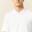Polo manches courtes ecru homme