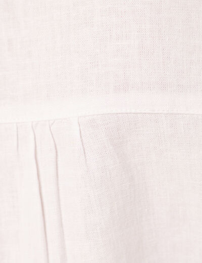 Chemise éco-responsable blanc femme